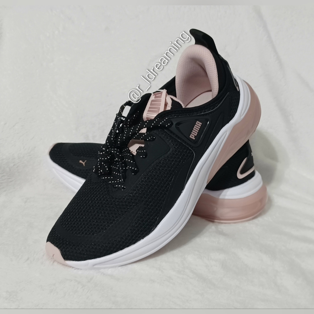 NWOB Puma Cell Thrill Women's Sneakers Tennis Shoes Various Sizes In Black-Rose